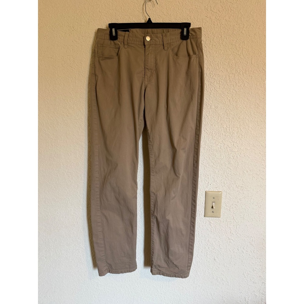 Armani Exchange‎ Mens Straight Leg Khaki Tan Pants 32S Business Casual Preppy